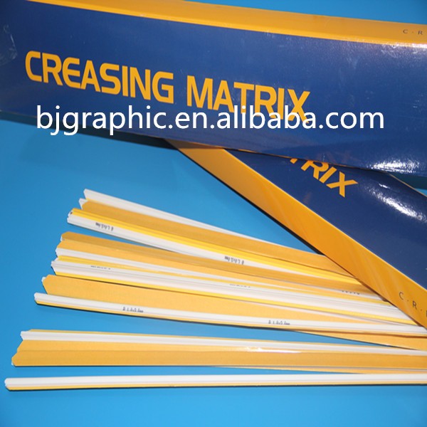 0.4mm Channel Height 1.5mm Channel Width Die Cutting Channel Plastic Creasing Matrix in Coil