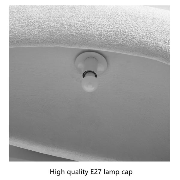 Nordic Wabi Sabi Restaurant LED Pendant Light Lustre Living Room Chandelier(WH-VP-174)