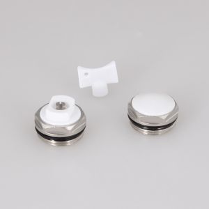 Nickle Plated Radiator Vent And Plug For Air Outlet ABS Plastic