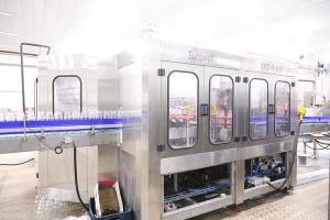 China 3 In 1 Automatic Glass Bottled Juice Production Line Washing Filling Sealing Capping on sale
