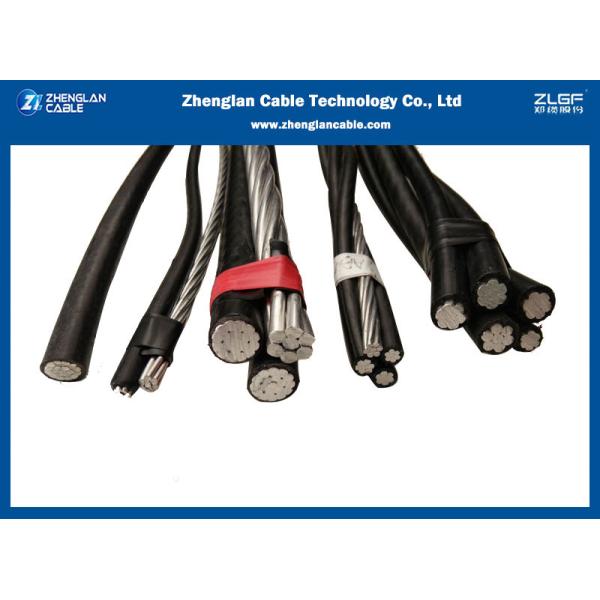 Quality 1.1KV Low Voltage XLPE Overhead Insulated Cable With Supporting Core System wholesale