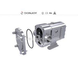 SS316L STUL-25 Rotary lobe Pump with selfpriming fuction for flow regulating