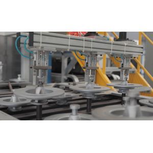 Brake Disc Spraying Coating And Heating Line High Efficient Intelligent Design