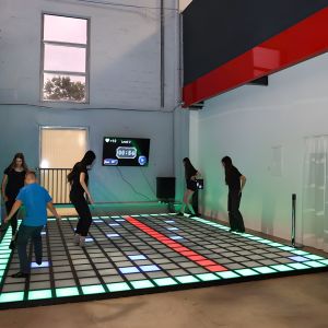 LED Dance Floor Tiles Jumping Grid For Amusement Park Factory Direct Sale