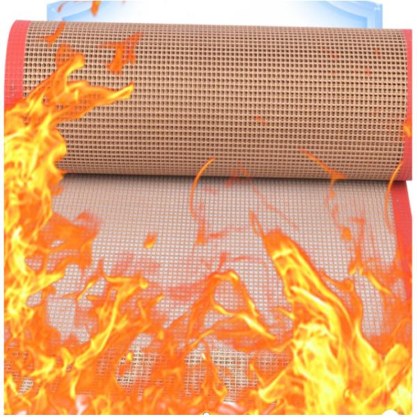Quality Non Stick Surface High Temp Conveyor Belt  1mm Thickness Non Flammable wholesale