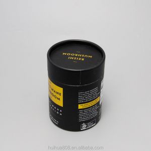 China Biodegradable Foil Inner Paper Tube Can Packaging With Metal Cover on sale