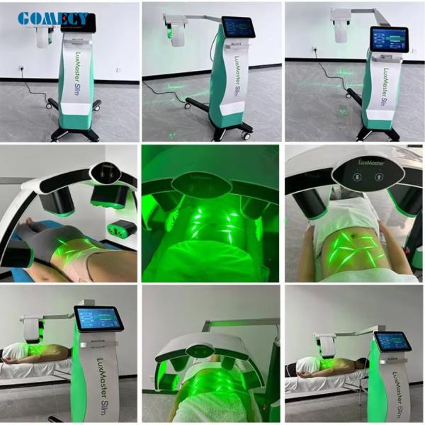 CE 10 Green Luxmaster Slim Lipo Laser Therapy Machine For Full Body Arms Back Fat Reduction