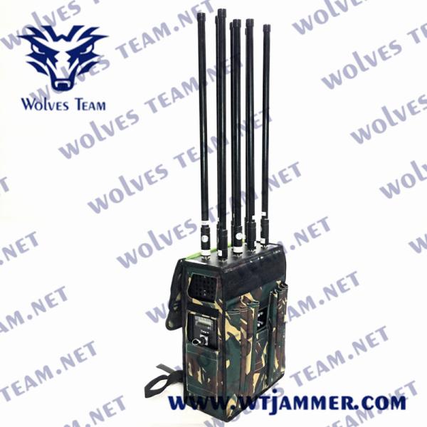 80W-160W Backpack Signal Jammer For GSM 3G 4G 5G GPS WIFI UHF VHF Signal