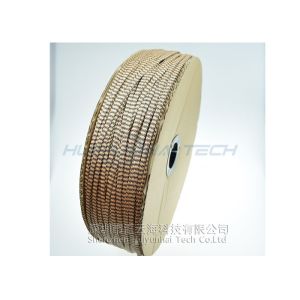 Durable Flexo Pet Braided Sleeving Flame Retardant High Melting Point