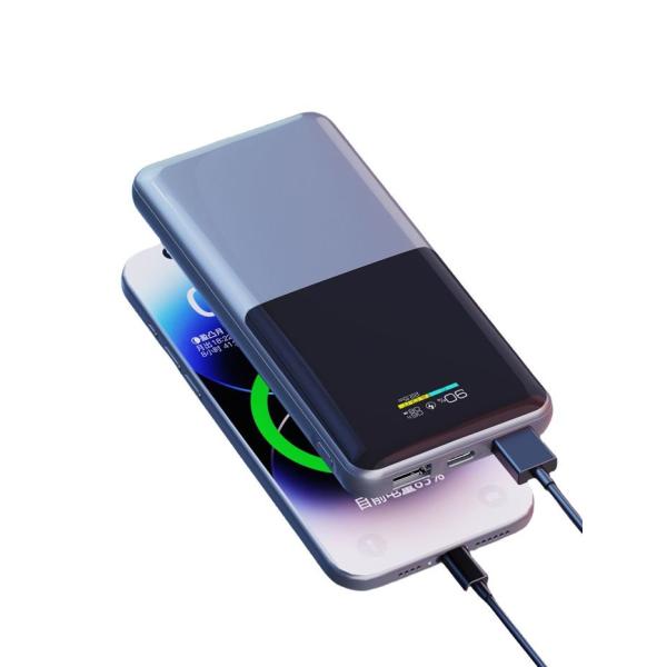 10000mAh Large Capacity Battery Pack , Super Fast Charging Power Bank With Data Display