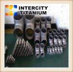ANSI B16.9 gr2 Titanium Reducing Tees in stock china factory