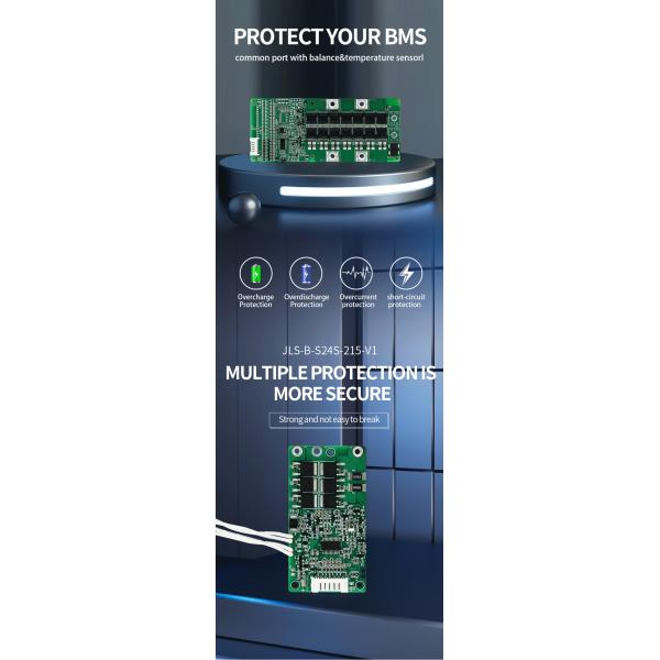 OEM 16S-24S Bms Board For Lithium Ion Battery Pack In Electric Scooter & Motorcycles