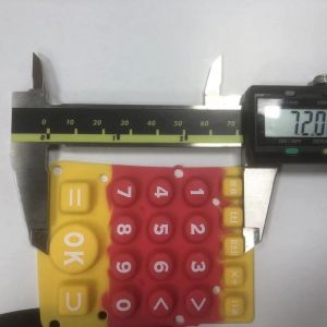 Customized Silicone Rubber Button With Different Colors Sizes And Shapes