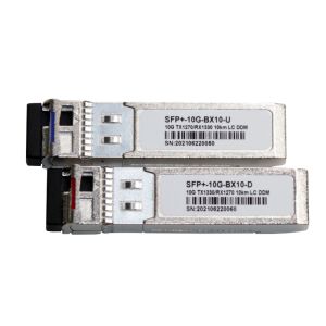 10G BIDI SFP+ Optical Transceiver Single Fiber LC Connector 1270nm 1330nm
