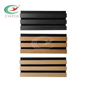 Sound Absorption Longevity Wood Slat Wall Linear Ceiling Easy To Install