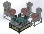 220V Automatic Screw Capping Machine Customized PLC Control System