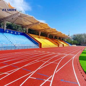 Seamless Monolithic Rubber Running Track with Competition-Ready Design and