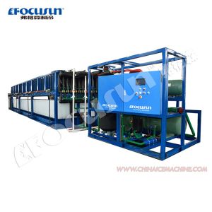 Water/Evaporative Cooling Block Ice Maker for Fishery Seafood and Drink Cooling