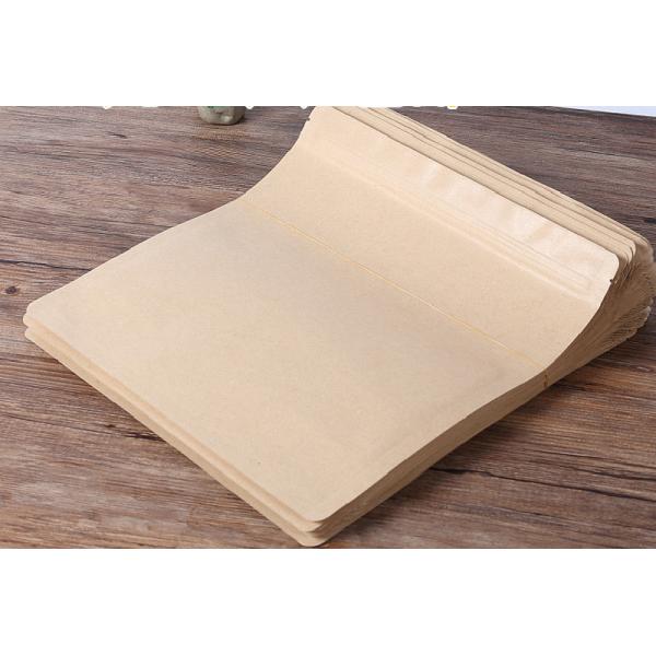 Tea Aluminum Foil Bags Sealed Blank Kraft Paper k Bag