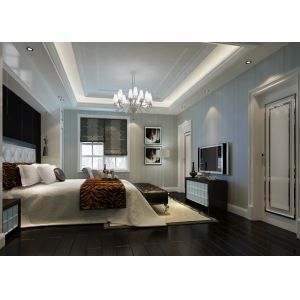 0.53*10M Embossed Vinyl Wallpaper With Stripes Pattern for Living Room