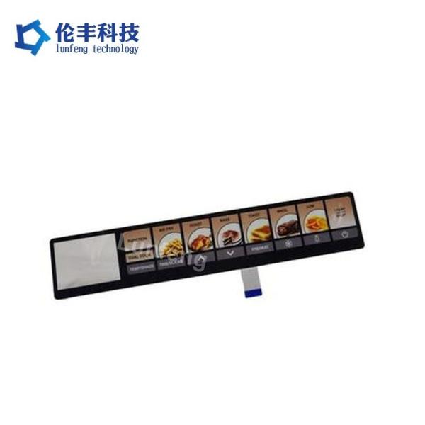 Quality Performance and Design Customized Pantone Color Code Flat Membrane Keyboard for PET/PC/PVC Material wholesale