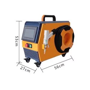 Cheap Metal Welding Easy Operating Portable Air Cooling 2000w Laser Cleaning and Cleaning Machine with Manual Handheld Welding Mode for sale