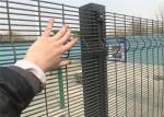 358 High-Security Weld Wire Fence, Powder Painted Mesh Fence Panels RAL 6005,