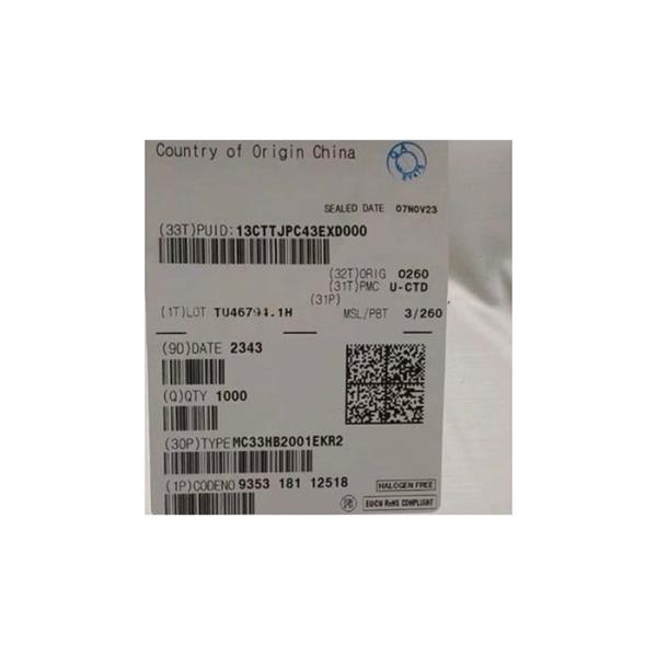 Integrated Circuit Chip MC33HB2001EKR2 10A Brushed DC Motor Driver