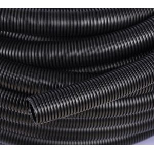 Black PE Plastic Bellows Polyethylene Threading Hose Wire And Cable Protection