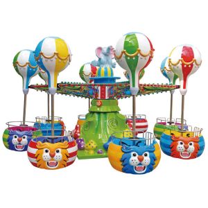 Free jellyfish in 8 colors big helicopter lifting and revolving amusement park