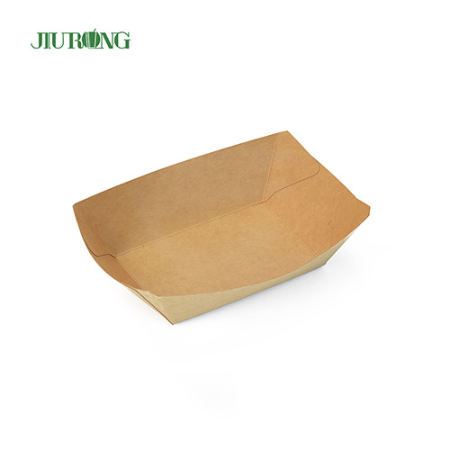 Quality ODM Biodegradable Disposable Paper Serving Trays 175cm length Custom logo wholesale