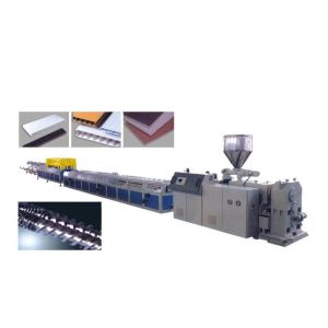 PVC WPC Crust Foam Board Extrusion Machine / WPC Foamed Construction Template