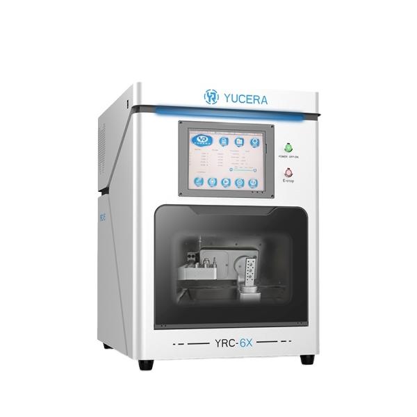 Quality Yucera YRC-6X 5axis Wet Dental Lab Milling Machine Dental CAD Cam for Implant Titanium Column wholesale