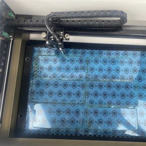 GSG TPU Leather Screen Protector Laser Cutting Machine Phone Back Skin Design
