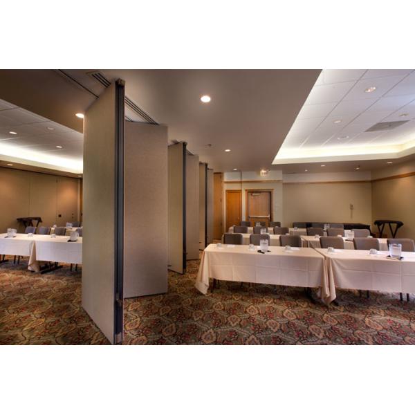 Quality Fireproof Wooden Surface Portable Movable Partition Walls / Room Divider Wall wholesale