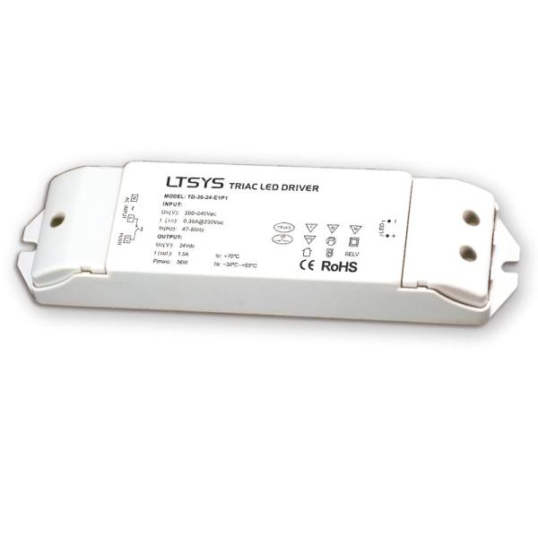 Quality Portable Smart Led Driver , 24v Constant Voltage Dimmable Led Driver 36 Watt wholesale
