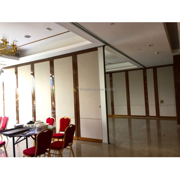 Aluminum Track and Roller Movable Partition Wall with Last Panel Closure