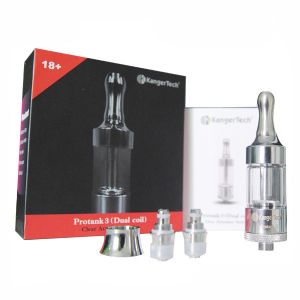 Electronic Cigarette Kangertech Dual Coil Unit Glass Atomizer Protank 3