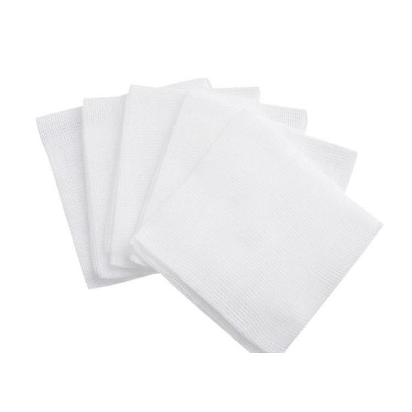 Quality Disposable Cotton 7.5cmx7.5cm Medical Gauze Pads 12 Ply Super Absorbency wholesale