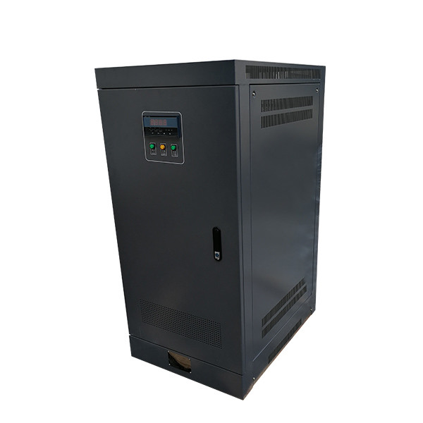 Quality 80KVA Three Phase High Power Voltage Stabilizer AC380V Black Enclosure wholesale