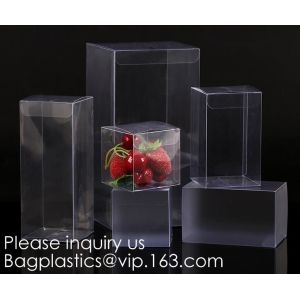 Cheap Clear PET Box Alternatives to paper box PET box Plastic PET box Alternatives to acrylic box,PET box PET box with foil for sale