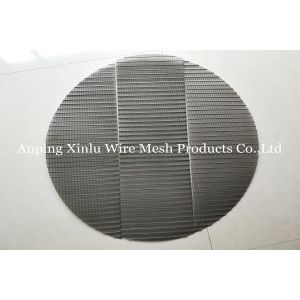 Flat Wedge Wire Screen Panel Wrapped SS304 SS316 300 - 3000mm Width