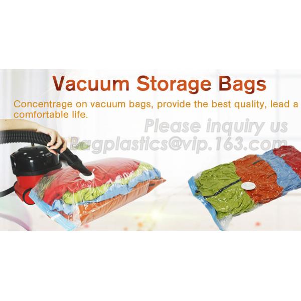 Quality Hot sale nylon PE laminated plastic vacuum storage bag for clothes, super-large vacuum storage compression jumbo bag wholesale
