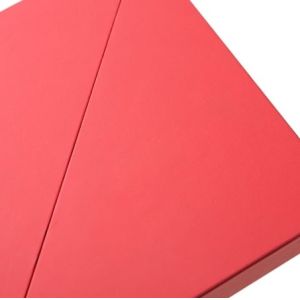 Red Square Diagonal Double Door Gift Box Scarf Presentation Box