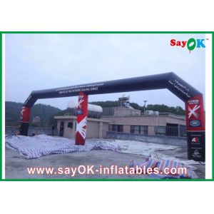 Cheap Wedding Arch Decorations PVC Entrance Inflatable Arch , Inflatable Finishing Line Arch Logo Printing for sale