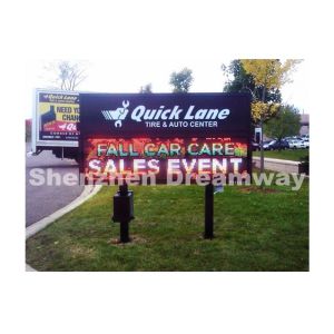 Digital LED Signs PH10 Video Advertising with OPTO / SILAN LED MBI5224 IC