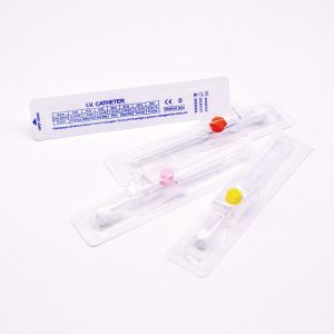 Iv cannula catheter with injection port