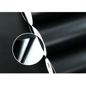 Black Color PVC Self Adhesive Wallpaper For Study Room,No Glue Needed