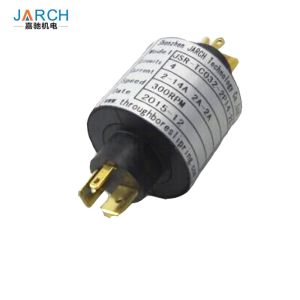 Precious Metal Contact Pin Electrical Slip Ring 31.6mm Outer Size For Environmen