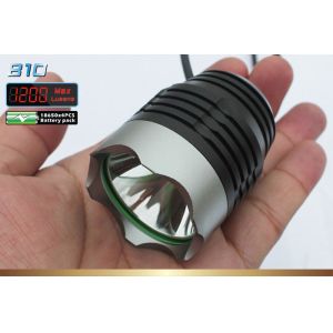 Cheap Black color front Led 1200 Lumen bike light 10W With 1 Adjustable headband for sale